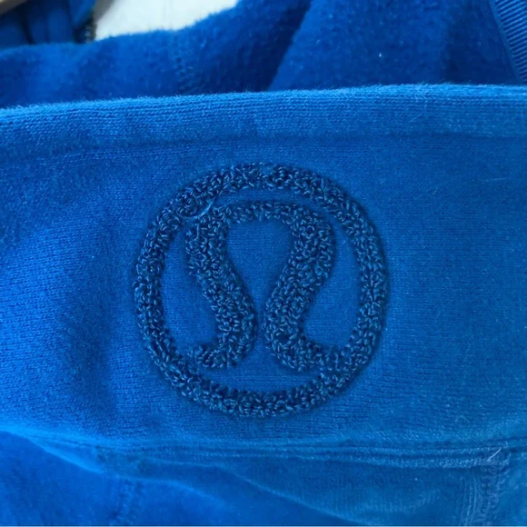 Lululemon Blue Full-Zip Scuba Jacket Hoodie, Size 2 - Picture 5 of 6